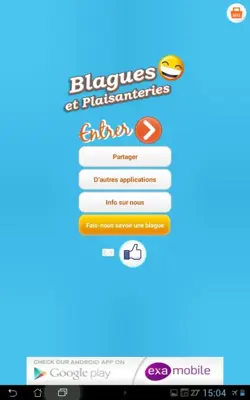 Blagues et Plaisanteries android App screenshot 20