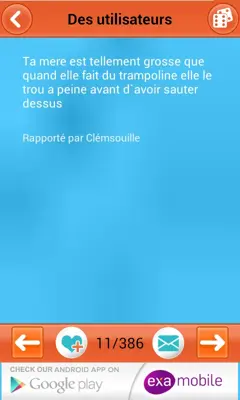 Blagues et Plaisanteries android App screenshot 3